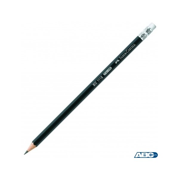 Ołówek 1112 HB (12) z gumką FC111200  BLACKLEAD