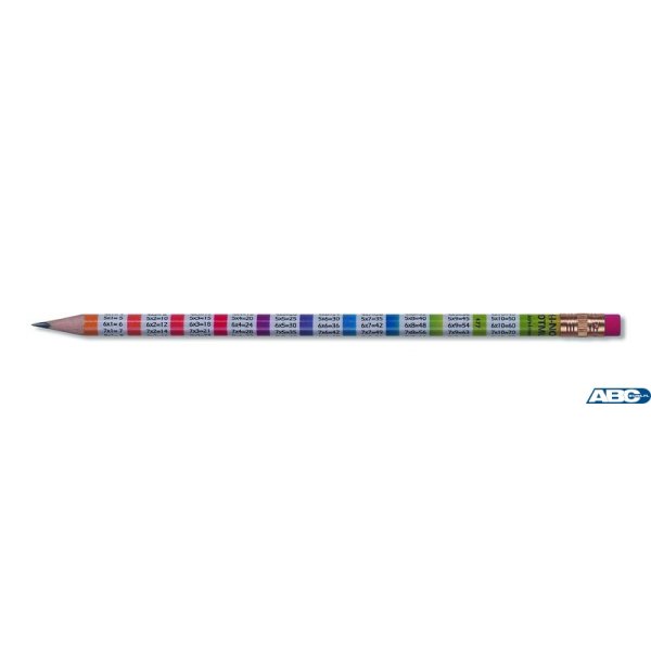 Ołówek graf.z gumką 1231 z tab mnożenia (X)