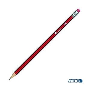 Ołówek tech.z gumka H (12) TIT ANUM 83719 czarw.-czar. (X)
