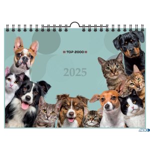 Kalendarz ścienny Top 2000 Animals A4 12k 2025 400192377