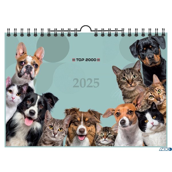 Kalendarz ścienny Top 2000 Animals A4 12k 2025 400192377