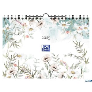 Kalendarz Ścienny 2025 A4 Oxford Botanic Poziom 400192372