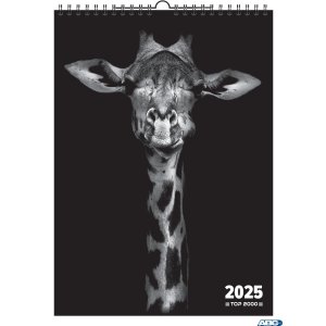 Kalendarz Ścienny 2025 A3 Wild Pion Top 2000 400192378