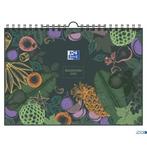 Kalendarz Ścienny 2025 A4 Oxford Fruits Poziom 400192373