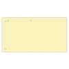Przekładki OFFICE PRODUCTS, karton, 1 / 3 A4, 240x105mm, 100szt., żółte