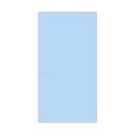 Przekładki DONAU, karton, 1/3 A4, 235x105mm, 100szt., niebieskie