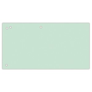 Przekładki OFFICE PRODUCTS, karton, 1 / 3 A4, 240x105mm, 100szt., zielone