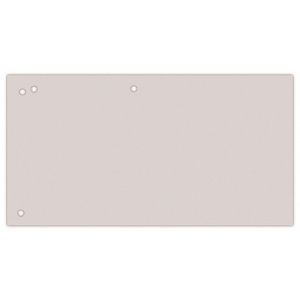 Przekładki OFFICE PRODUCTS, karton, 1 / 3 A4, 240x105mm, 100szt., szare