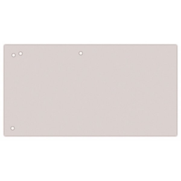 Przekładki OFFICE PRODUCTS, karton, 1/3 A4, 240x105mm, 100szt., szare