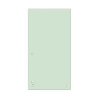 Przekładki DONAU, karton, 1/3 A4, 235x105mm, 100szt., zielone