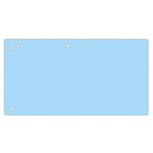 Przekładki OFFICE PRODUCTS, karton, 1 / 3 A4, 240x105mm, 100szt., niebieskie