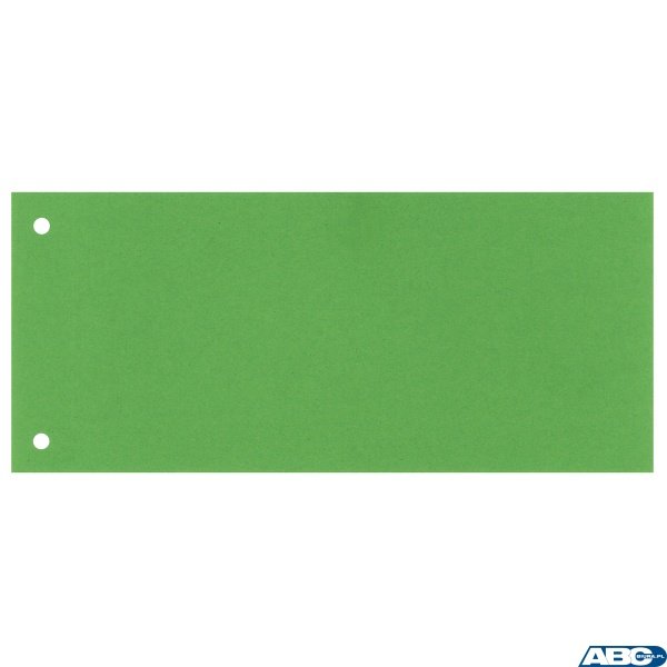 Przekładki 1/3 A4 Maxi Esselte, zielony, 100 szt., 624447