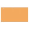 Przekładki OFFICE PRODUCTS, karton, 1 / 3 A4, 240x105mm, 100szt., pomarańczowe
