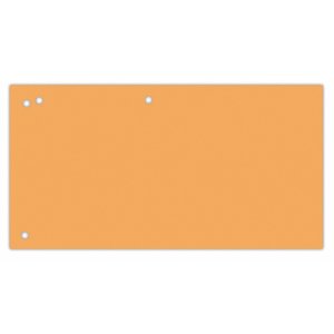 Przekładki OFFICE PRODUCTS, karton, 1 / 3 A4, 240x105mm, 100szt., pomarańczowe