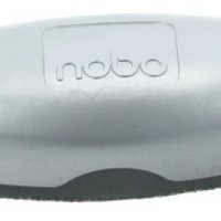 Gąbka do tablic szklanych NOBO, magnetyczna, srebrna