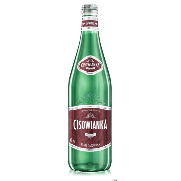 Woda CISOWIANKA 0.7l Silny gaz szkło