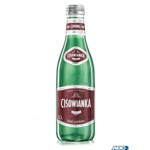 Woda CISOWIANKA 0.3l Silny Gaz szkło