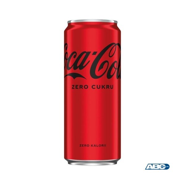 Napój COCA COLA ZERO 0.33L PUSZKA KAUCJA