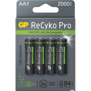 Akumulator NiMH GP, AA, 1.2V, min 2000mAh (4) GP Batteries 210AAHCF-APCEB4
