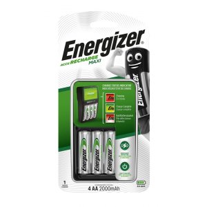 Ładowarka ENERGIZER Maxi  +  4 szt. akumulatorków Power Plus AA