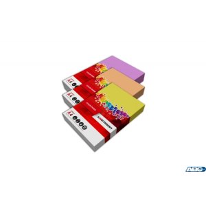 Papier xero A4 80g mix intensywny czer,ró,bł,słon,mięt.100ark xem1001pwn