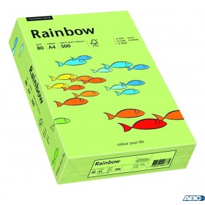 Papier xero kolorowy RAINBOW jasnozielony R74 88042607