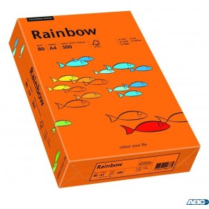 Papier xero kolorowy RAINBOW ciemnopomarańczowy R26 88042453