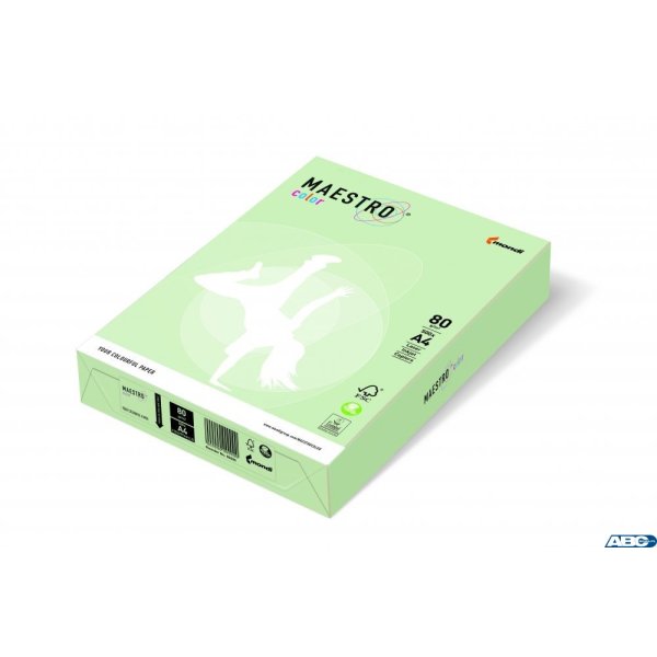 Papier xero A4 MAESTRO COLOR 80g GN27 jasna zieleń