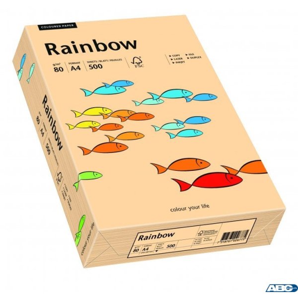 Papier xero kolorowy RAINBOW łosiosiowy R40 88042497
