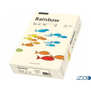 Papier xero A4 160g.kremowy R03 RAINBOW 88042257  koś.sł.OPT