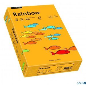 Papier xero kolorowy RAINBOW jasnopomarańczowy R22 88042409