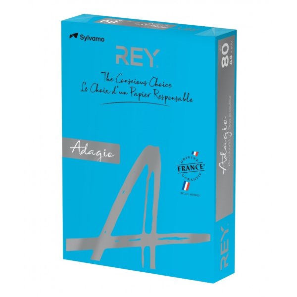Papier ksero REY ADAGIO, A4, 80gsm, 51 ciemny niebieski intense *RYADA080X420 R200