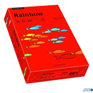 Papier xero kolorowy RAINBOW ciemny czerwony R28 88042475