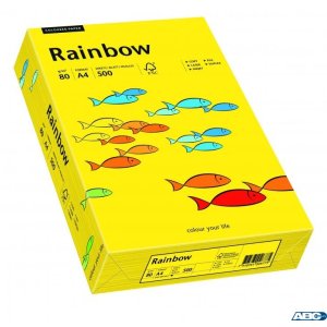 Papier xero kolorowy RAINBOW ciemnożółty R18 88042387
