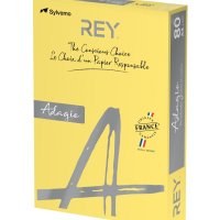 Papier ksero REY ADAGIO, A4, 80gsm, 58 żółty cytrynowy intense *RYADA080X411 R100