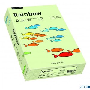 Papier xero kolorowy RAINBOW bladozielony R72 88042585