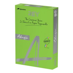 Papier ksero REY ADAGIO, A4, 80gsm, 52 ciemny zielony intense *RYADA080X433 R200