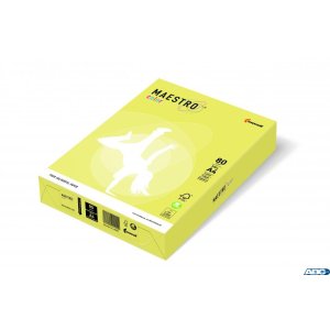 Papier xero MAESTRO COLOR A4 80g ZG34 cytrynowy