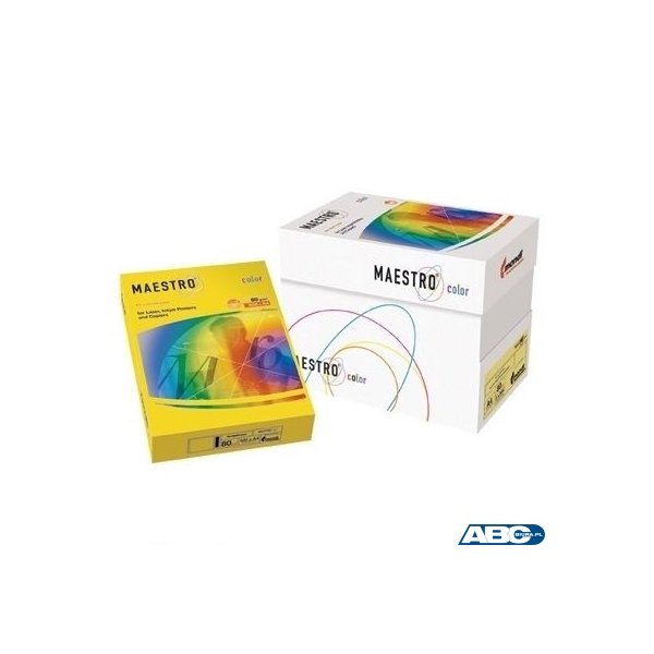 Papier A4 160g kość słoniowa 250a BE66 MAESTRO COLOR pastel