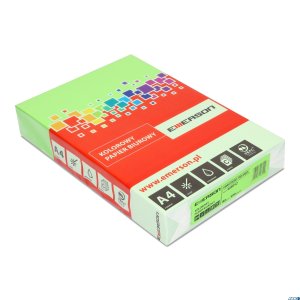 Papier xero A4 80g c.zielony xem408052 EMERSON
