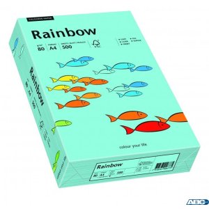 Papier xero kolorowy RAINBOW morski R84 88042717