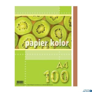 Papier xero A4 brązowy (100 arkuszy) KRESKA