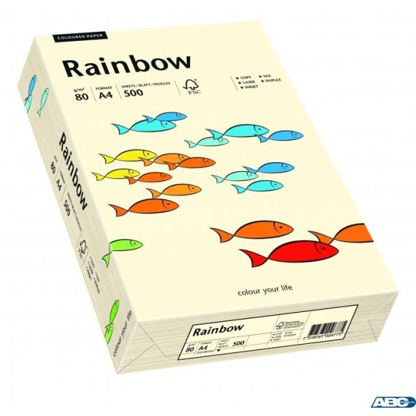 Papier xero kolorowy RAINBOW kremowy R03 88042249