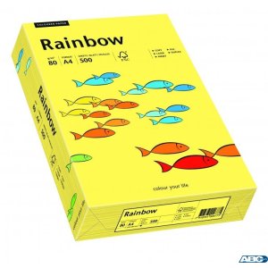 Papier xero kolorowy RAINBOW żółty R16 88042343