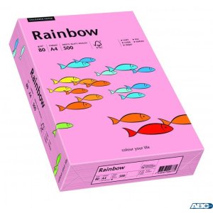 Papier xero kolorowy RAINBOW różowy R55 88042541
