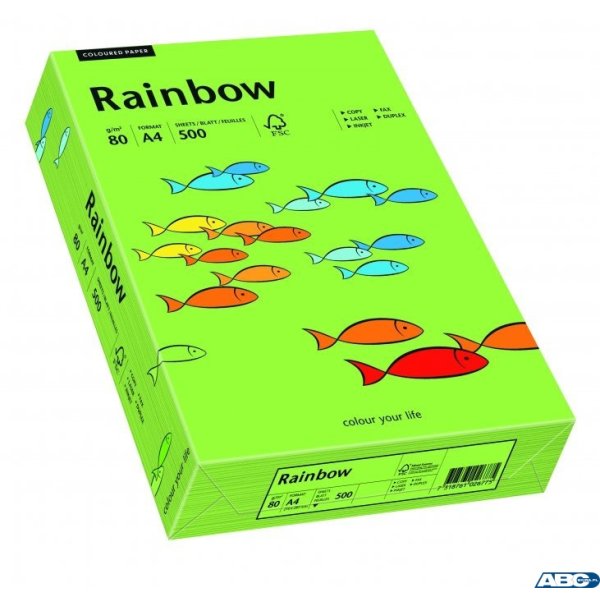 Papier xero kolorowy RAINBOW zielony R76 88042651