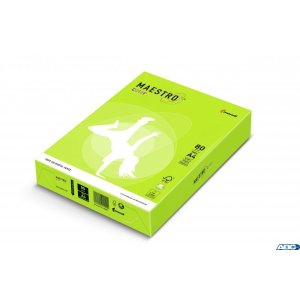 Papier xero MAESTRO COLOR A4 80 NEOGN neonowy odcień zielony