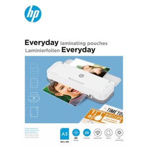 Folie laminacyjne HP EVERYDAY, A3, 80 mic, 25 szt., przezroczyste / połysk