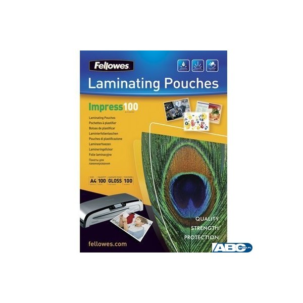 Folie do laminacji błyszczące A3 100mic. 5351205 FELLOWES