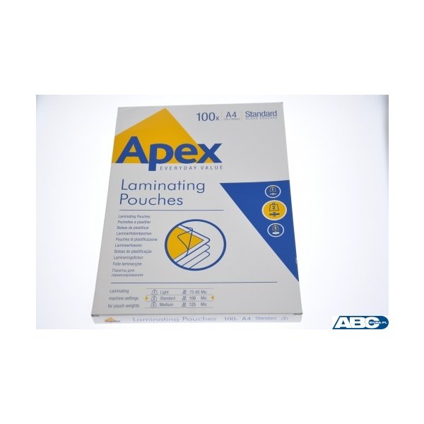 APEX folie do laminacji A4 STANDARD op. 100szt. 6003301 FELLOWES